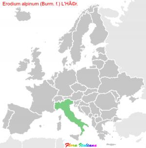Erodium alpinum (Burm. f.) L'HÃ©r.